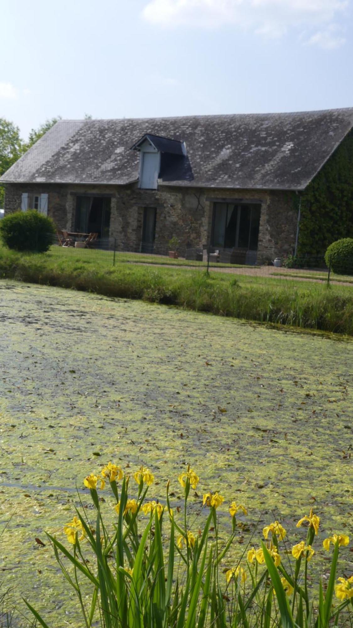 La Petite Lande Bed & Breakfast Menil Bagian luar foto