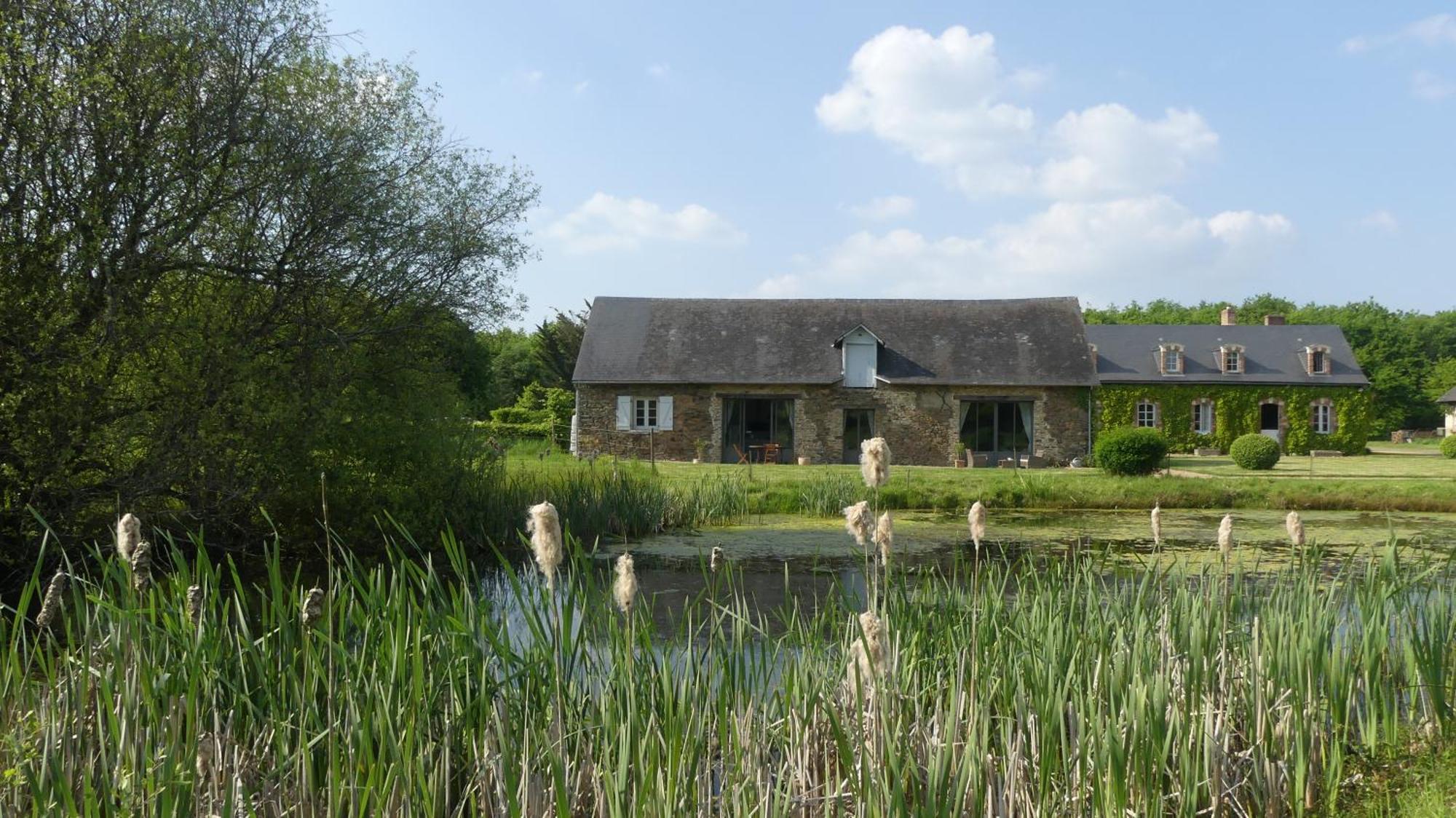La Petite Lande Bed & Breakfast Menil Bagian luar foto